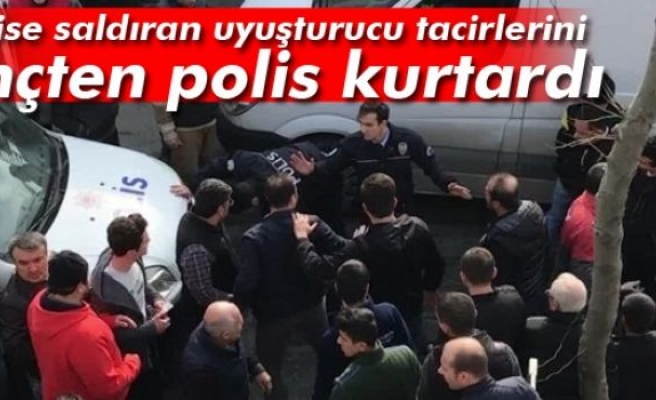 İstanbul'da esnaf polise saldıran uyuşturucu satıcılarını linç etmeye çalıştı
