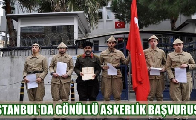 İstanbul'da gönüllü askerlik başvurusu