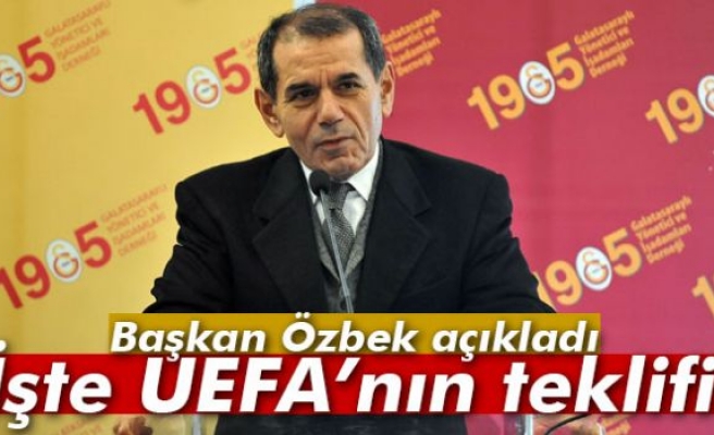 İşte UEFA'nın Galatasaray'a teklifi