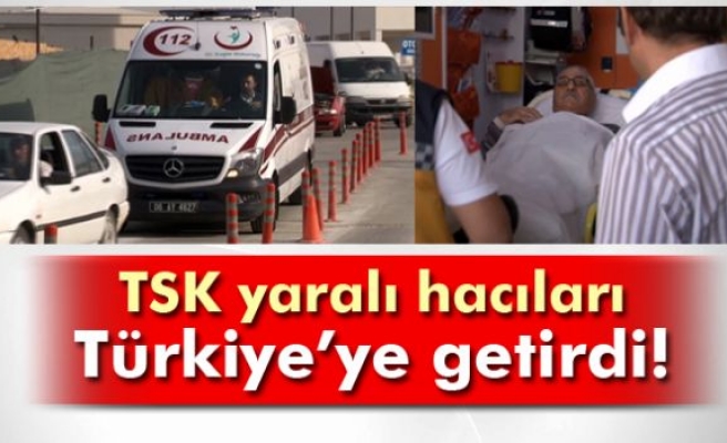 İzdihamda yaralanan Türk hacılar Ankara'da
