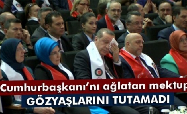 Kadın işçinin mektubu Cumhurbaşkanı Erdoğan'ı ağlattı
