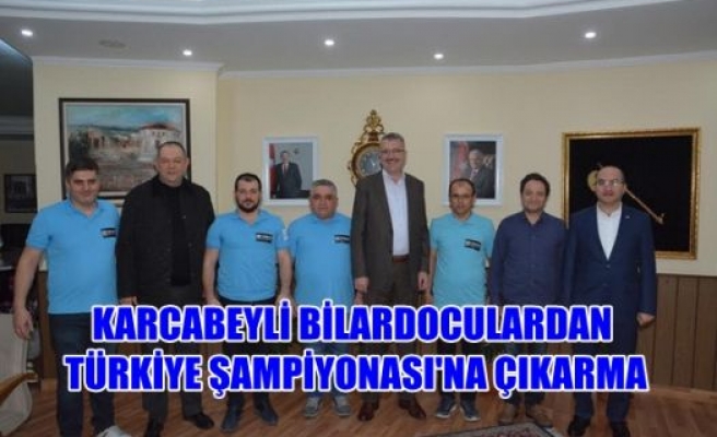 Karacabeyli Bilardoculardan Türkiye Şampiyonası’na Çıkarma