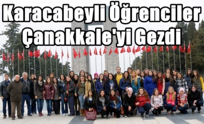 Karacabeyli Öğrenciler Çanakkale'yi Gezdi