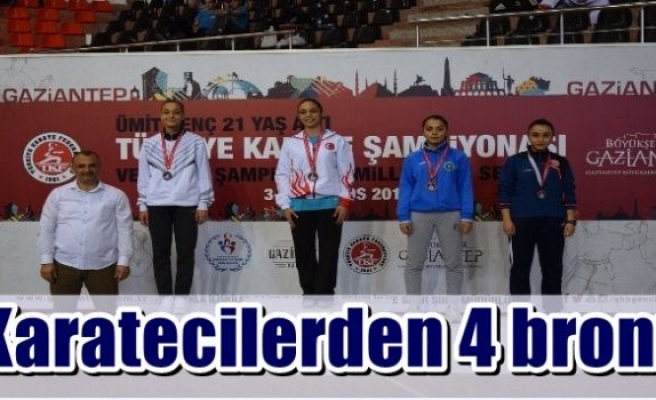 Karatecilerden 4 bronz