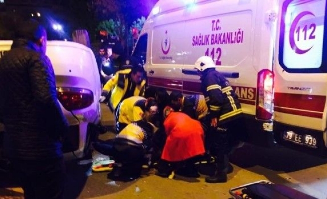 Kilis’te trafik kazası: 2 ağır yaralı