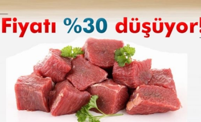 Kırmızı etin fiyatı %30 düşüyor!