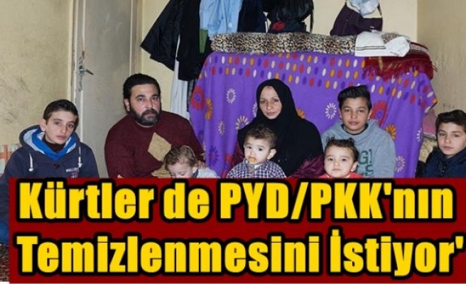 Kürtler de PYD/PKK'nın temizlenmesini istiyor'