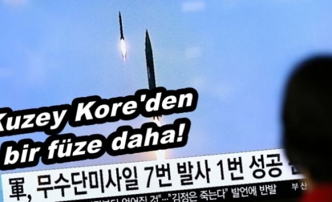 Kuzey Kore'den bir füze daha!