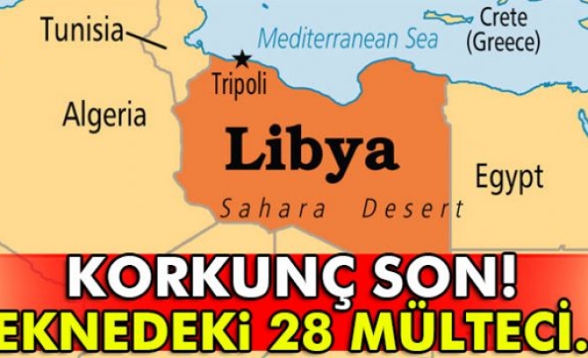 Libya Açıklarında 28 Mülteci Ölü Bulundu