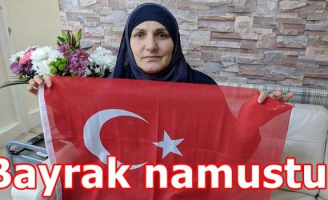 Londra'da Türk bayrağını teröristlere vermeyen Fethiye Kubal: Bayrak namustur