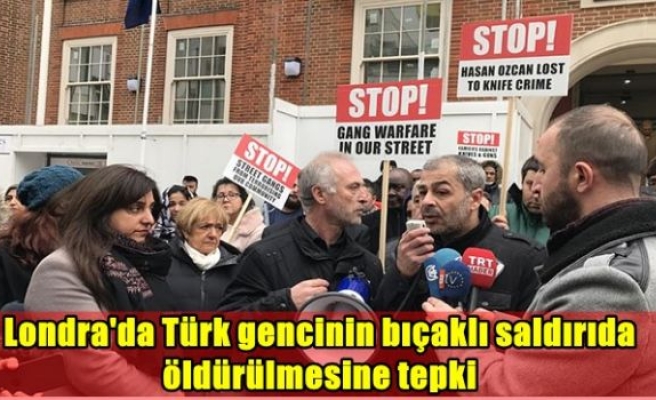 Londra'da Türk gencinin bıçaklı saldırıda öldürülmesine tepki