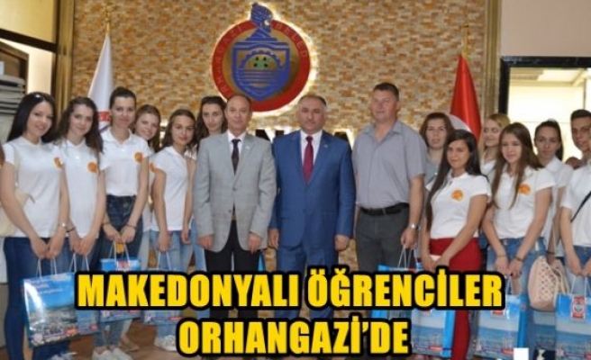 Makedonyalı öğrenciler orhangazi'de