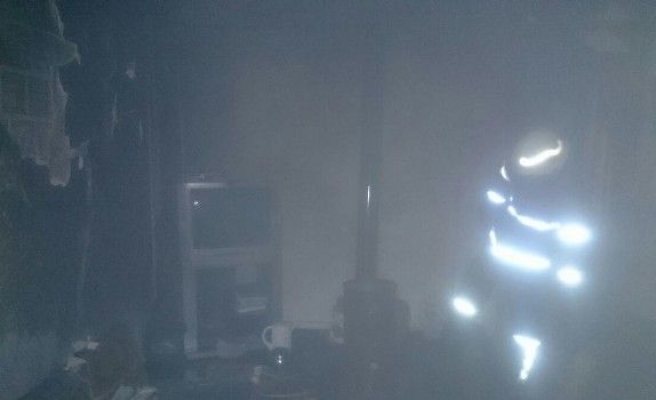 Malatya’da öğrenci evinde yangın