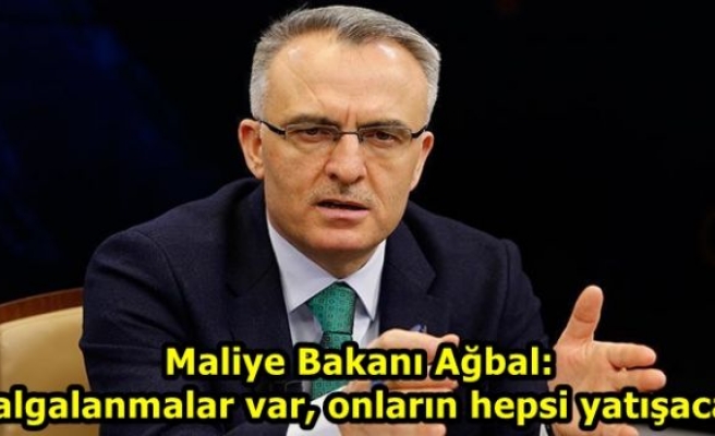 Maliye Bakanı Ağbal: Dalgalanmalar var, onların hepsi yatışacak