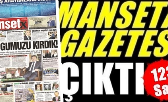 Manşetx Gazetesinin 123. Sayısı Çıktı