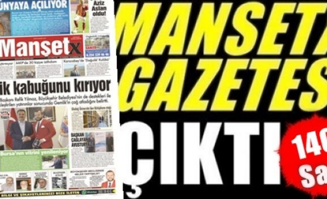 Manşetx Gazetesinin 140. Sayısı Çıktı