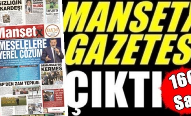 Manşetx Gazetesinin 160. Sayısı Çıktı
