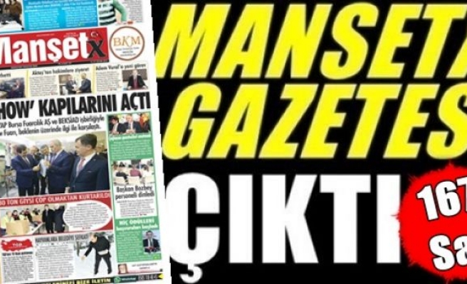 Manşetx Gazetesinin 167. Sayısı Çıktı