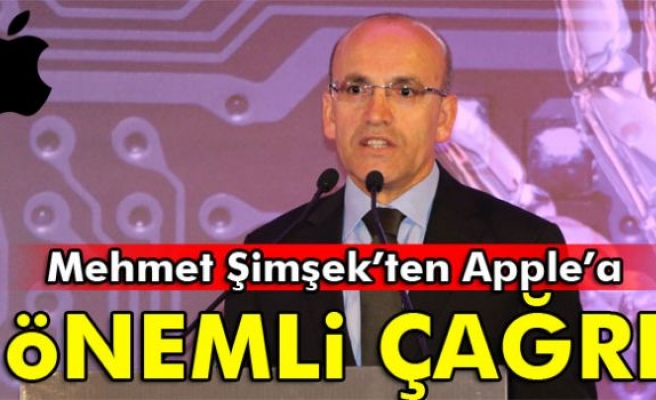 Mehmet Şimşek, Apple'ı Türkiye'ye davet etti