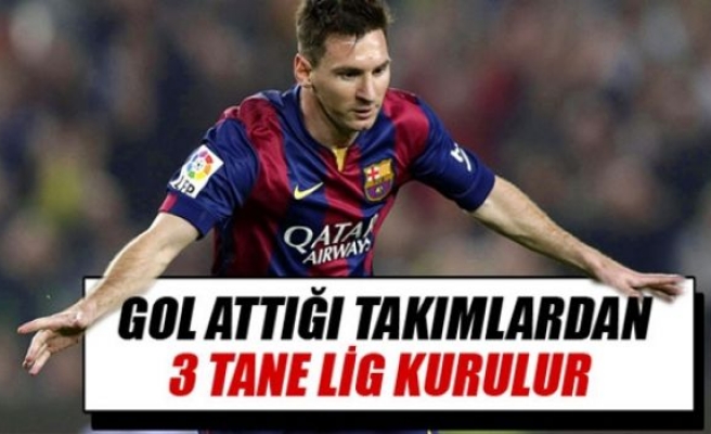Messi 62 farklı takıma gol attı