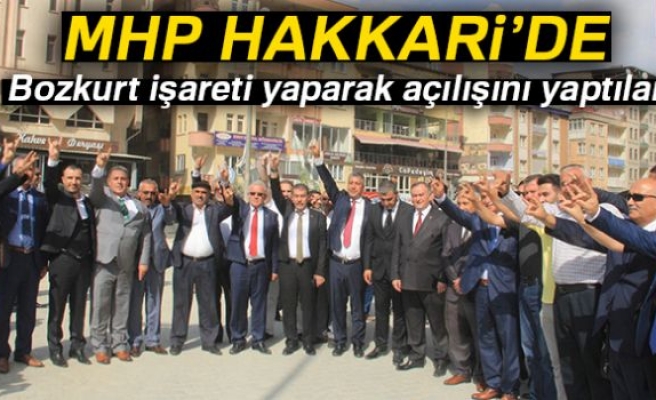 MHP HAKKARİ'DE!