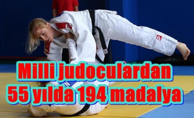 Milli judoculardan 55 yılda 194 madalya