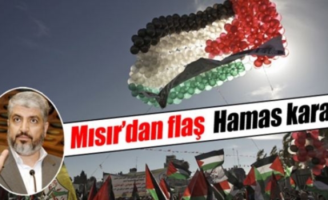 Mısır, Hamas’ı terör örgütü listesinden çıkardı