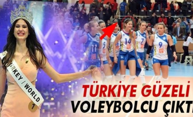 Miss Turkey'de 1'inci olan Ecem Çırpan voleybolcu çıktı