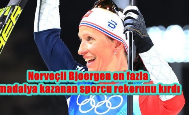 Norveçli Bjoergen en fazla madalya kazanan sporcu rekorunu kırdı