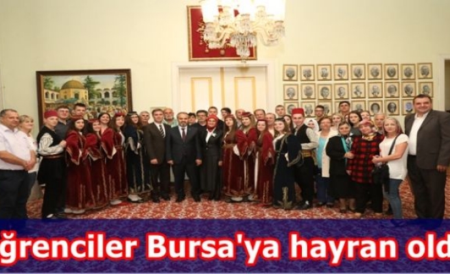 Öğrenciler Bursa'ya hayran oldu