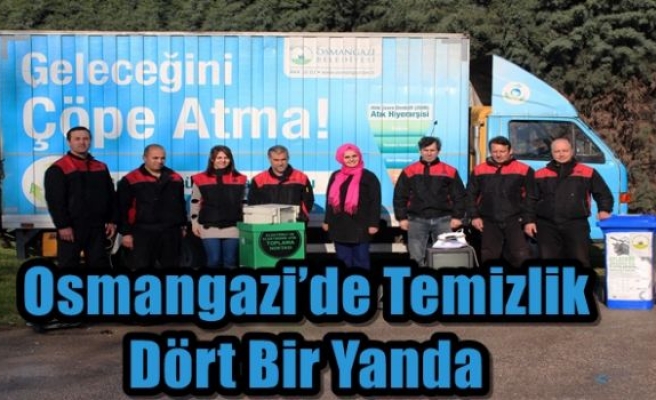 Osmangazi’de Temizlik Dört Bir Yanda