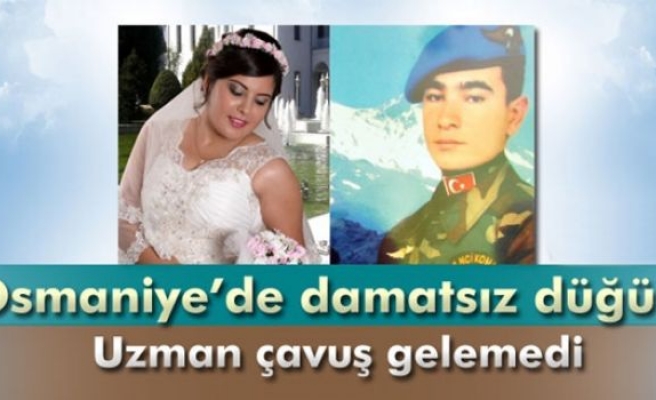 Osmaniye'de damatsız düğün!