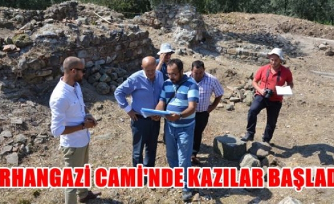 Osmanlı'nın ilk tabhaneli orhangazi cami'nde kazılar başladı