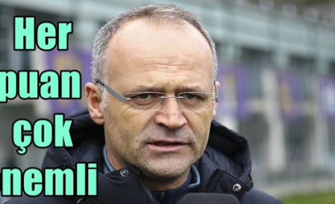 Osmanlıspor Teknik Direktörü Buz: Her puan çok önemli