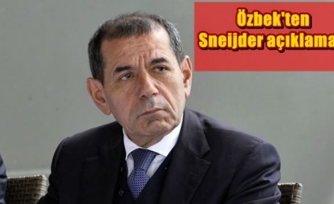 Özbek'ten Sneijder açıklaması