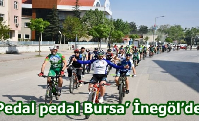 'Pedal pedal Bursa' İnegöl'de
