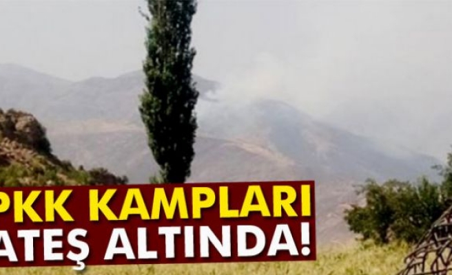 PKK kampları ateş altına alındı