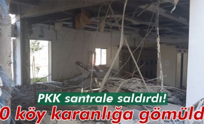 PKK, Silopi santraline saldırdı, 40 köy karanlığa gömüldü