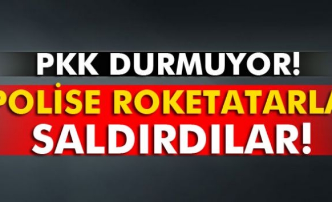 PKK'dan polis ekibine roketatarlı saldırı!