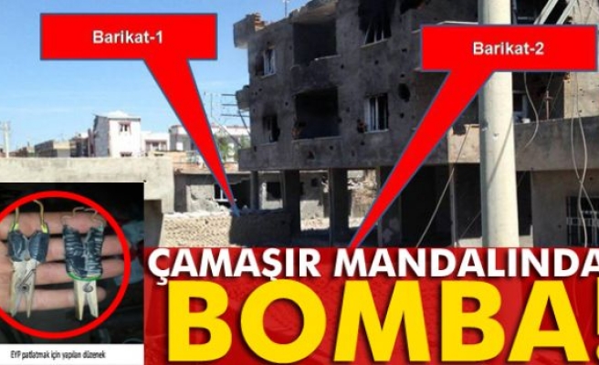 PKK'lı teröristler çamaşır mandalından el yapımı bomba düzeneği hazırladı