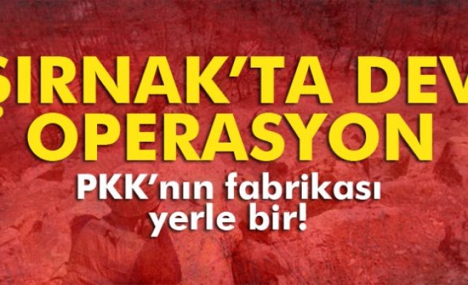 PKK'nın mayın fabrikası imha edildi