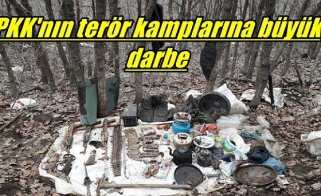 PKK'nın terör kamplarına büyük darbe
