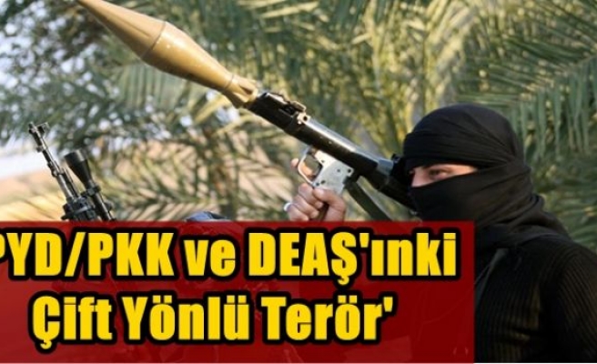 'PYD/PKK ve DEAŞ'ınki çift yönlü terör'