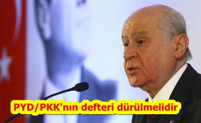 PYD/PKK'nın defteri dürülmelidir