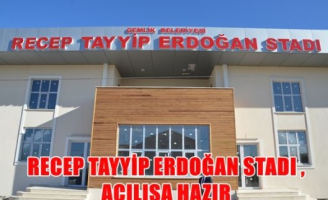 Recep Tayyip Erdoğan stadı açılışa hazır