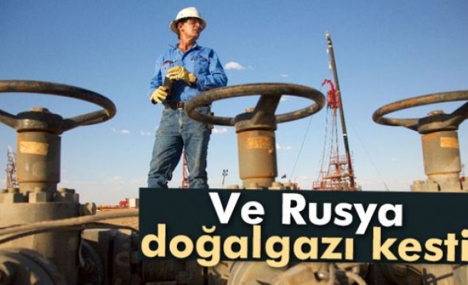 Rusya, Ukrayna’ya gaz sevkiyatını durdurdu