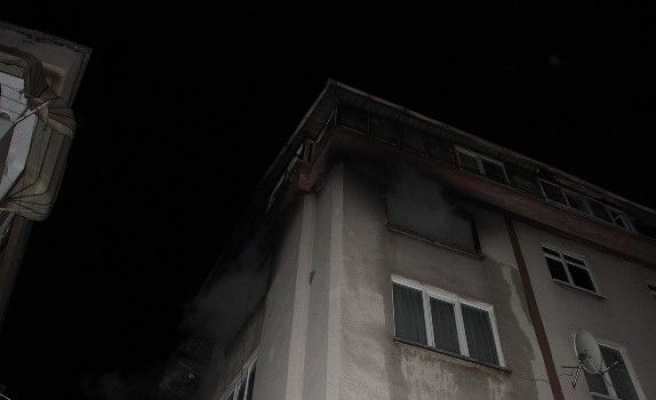 Samsun’da bir evde çıkan yangın korkuttu