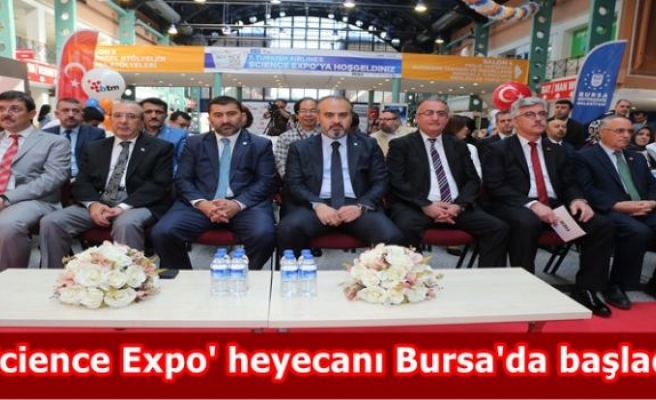 'Science Expo' heyecanı Bursa'da başladı