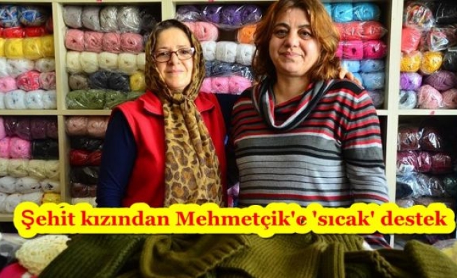 Şehit kızından Mehmetçik'e 'sıcak' destek