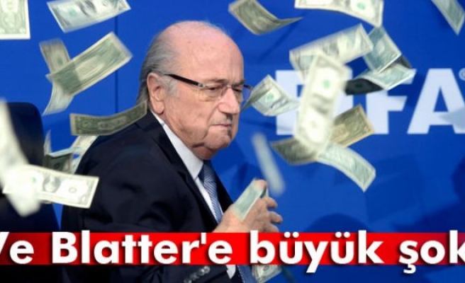 Sepp Blatter'e şok haber!